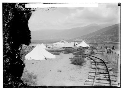German Baghdad Railway, 190 . Camp of German engineers at Alexandretta LOC matpc.04664