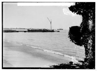 German Baghdad Railway, 190 . The German pier at Alexandretta LOC matpc.04673