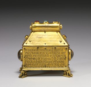 German - Reliquary of the Virgin and Saints - Walters 5327 - Back