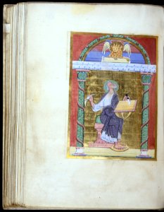 German - Portrait of Evangelist Mark - Walters W767V - Open Reverse
