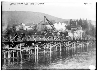 German Bridge over Maas at Dinant LCCN2014698498