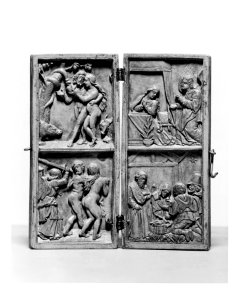 German - The Temptation, Expulsion, Annunciation, and Adoration of the Magi - Walters 6111