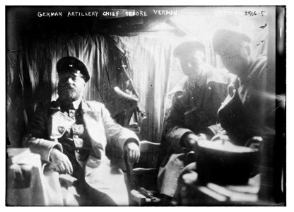 German Artillery Chief before Verdun LCCN2014702106