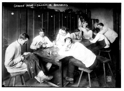 German Army soldiers in barracks LCCN2014689524