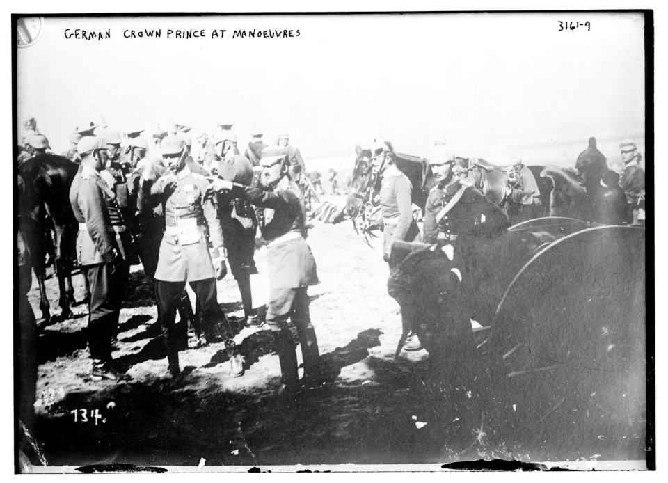 German Crown Prince at Manoeuvres LCCN2014696819