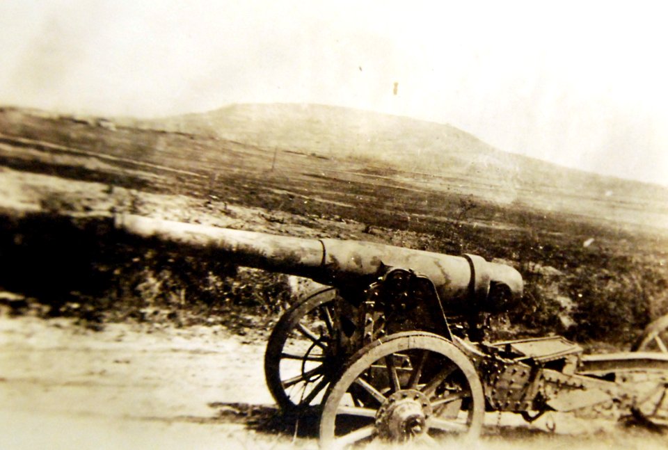 German cannon taken by 168th Infantry, WWI (32010219743)