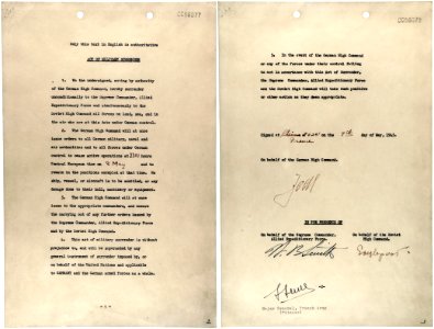 German instrument of surrender