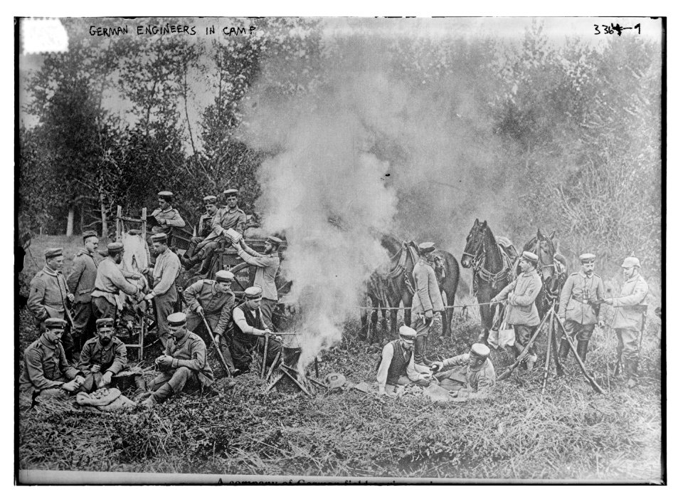 German engineers in camp LCCN2014698315