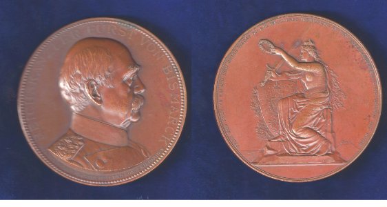 German Medal by Schwenzer 1898 (ND) commemorating Bismarck's Death