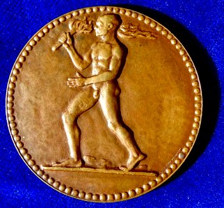 German Medal FRIDERICIANA 1825 1925, obverse photo