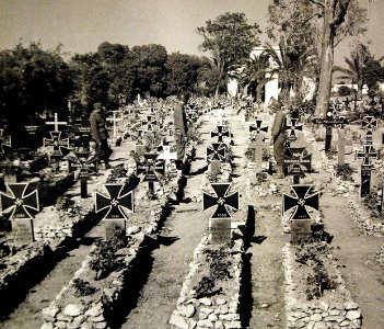 German military cemetery, outskirts of Tunis, Tunisia, June 1943 (24032134459) photo