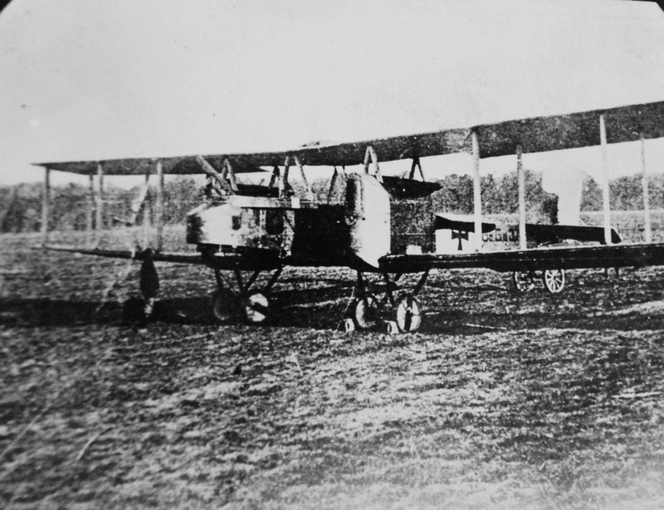 German heavy bomber, Gotha G.V, used by the Luftstreikrafte (Imperial German Air Service), WWI (28754172606)
