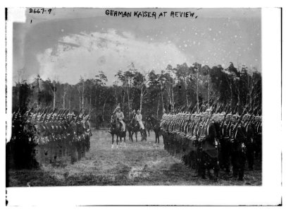 German Kaiser at review LCCN2014692801