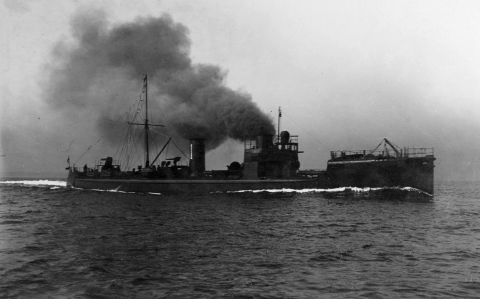 German large torpedoboat SMS G137 underway before the First World War