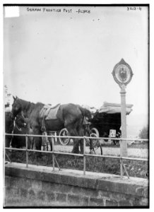 German Frontier Post - Alsace LCCN2014697338