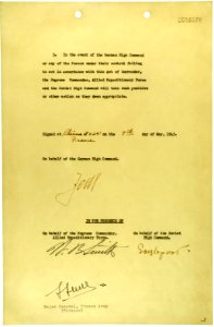 German Instrument of Surrender (May 7, 1945) - page 2