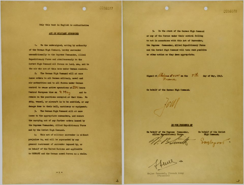 German instrument of surrender1a