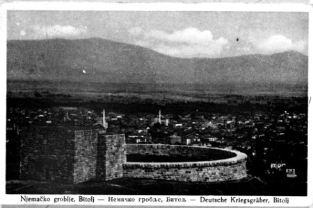 German military graveyard Bitola