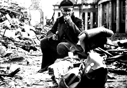German officer Saarbruecken 1945 photo