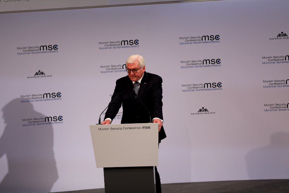 German President Frank-Walter Steinmeier gives the opening address (49557198862)