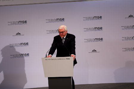 German President Frank-Walter Steinmeier gives the opening address (49557198862)