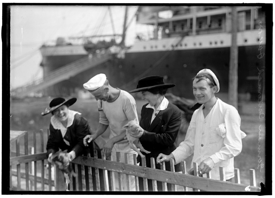 GERMAN SAILORS INTERNED IN U.S. LCCN2016867489