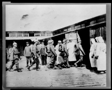 German soldiers entering disinfecting plant LCCN2010647195 photo