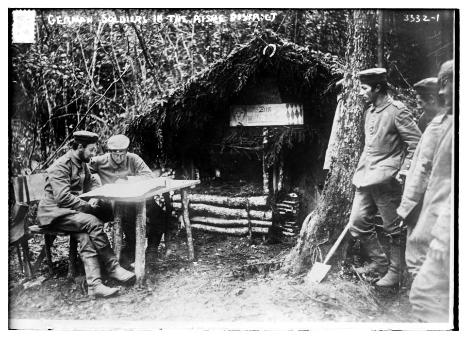German soldiers in the Aisne District LCCN2014703675