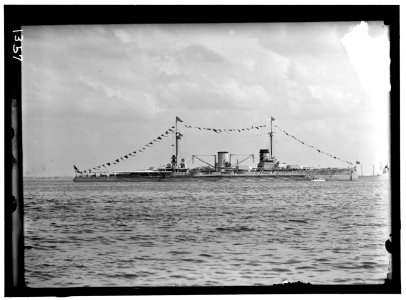 GERMAN SQUADRON VISIT TO U.S. MOLTKE, GERMAN BATTLESHIP. IN HAMPTON ROADS LCCN2016863822