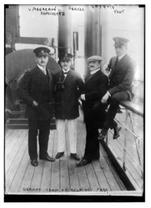 German Team at Belmont Park V. Abercron, Gericke, Beauclertz, Vogt LCCN2014688578