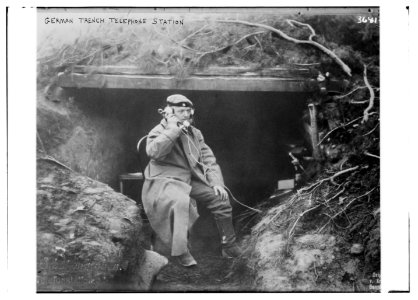 German Trench Telephone Station LCCN2014700376