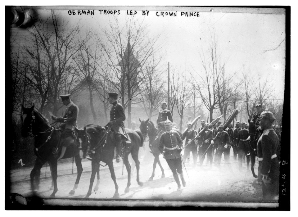 German troops led by Crown Prince LCCN2014686504