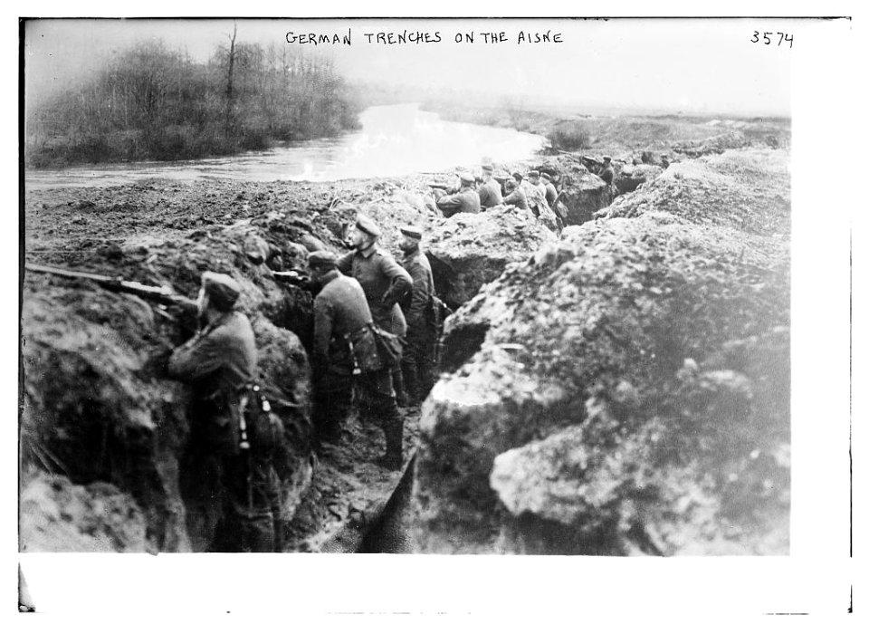 German trenches on the Aisne LCCN2014699692