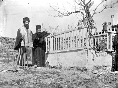 Germanos Karavangelis 31 March 1906 on Pavlos Melas Grave