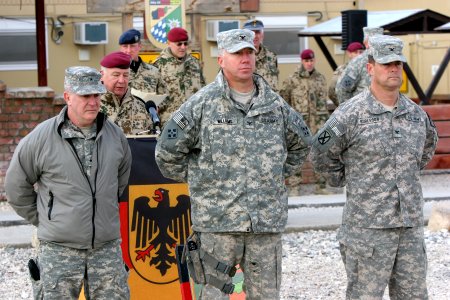 Germans award American officers in Balkh Province