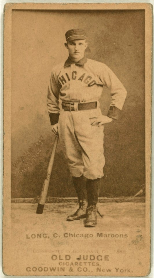 Germany Long, Chicago Maroons, baseball card portrait LCCN2008675066