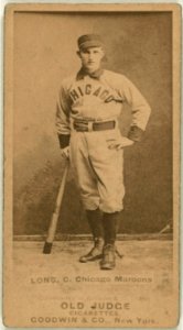 Germany Long, Chicago Maroons, baseball card portrait LCCN2008675066