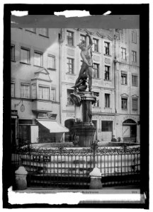 Germany, Augsburg. Statue of Mercury LCCN2016821631