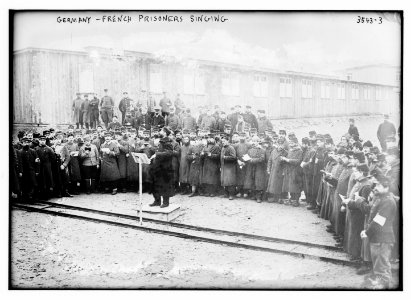 Germany - French prisoners singing LCCN2014699433 photo