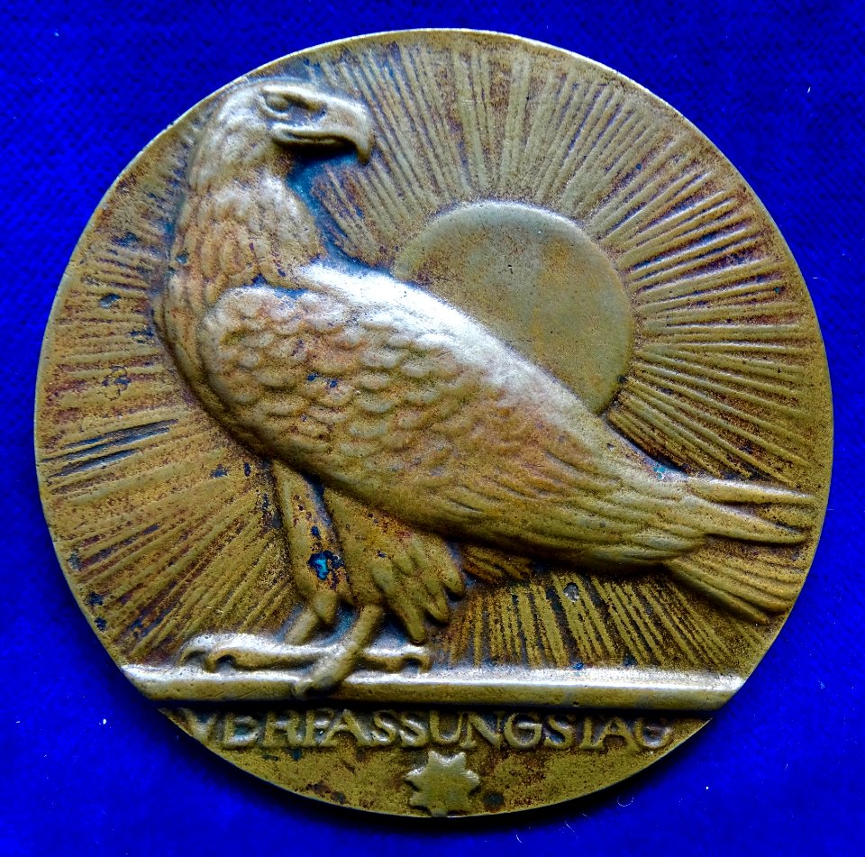 Germany Award Medal 1929 (ND) Verfassungstag, oberse