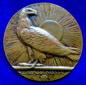 Germany Award Medal 1929 (ND) Verfassungstag, oberse