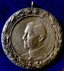 Germany, Oskar von Preussen 1930 Shooting Medal Barnim - Altlandsberg, obverse