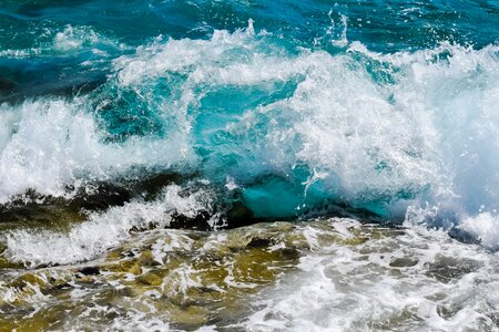 Sea blue coast