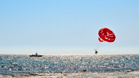 Paragliding summer sport photo