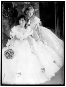 Gerson sisters in costumes for the Crinoline Ball held in New York City LCCN2006684234