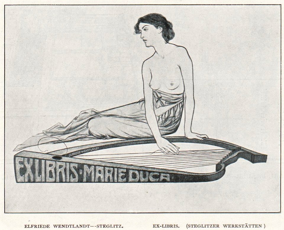 Elfriede Wendtlandt - Ex libris Marie Duca
