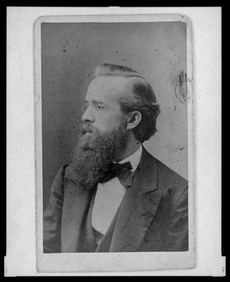 Eliah Washburn Coy, educator, head-and-shoulders portrait, facing left LCCN2005696327