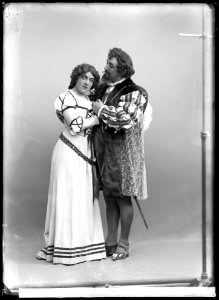 Elin Linnander and Alexander Kirchner in Faust at Kungliga Operan 1910 - SMV - GK027