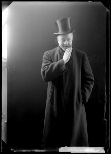 Elis Ellis, actor, portrait 1904 - SMV - NE015