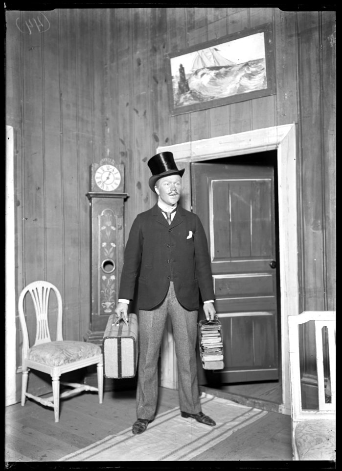 Elis Ellis in Sten Stensson Steen från Eslöv at Södra teatern 1907 - SMV - NE007